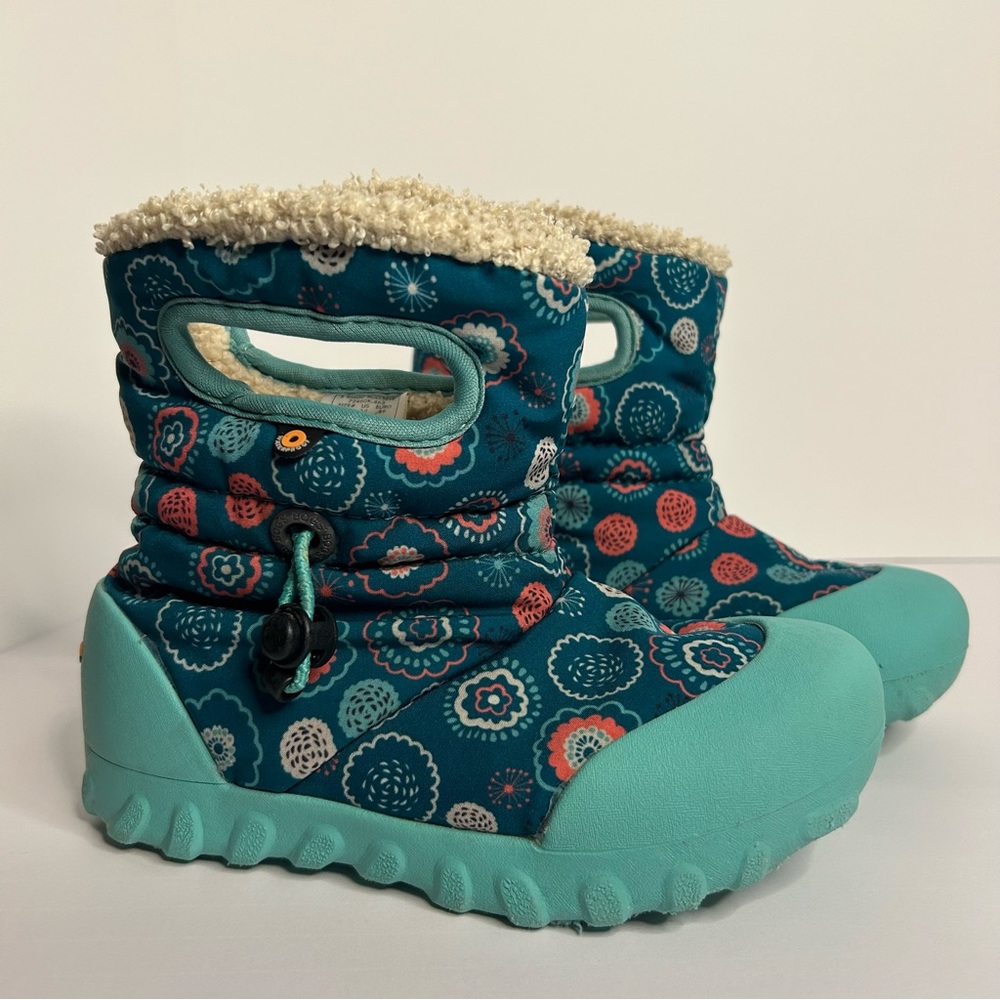 Bogs B-MOC Bullseye Insulated Faux Fur Waterproof Boot 12M (Toddler/Little Kid)